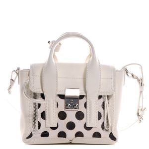 3.1 Phillip Lim Calf Hair Polka Dot Mini Pashli